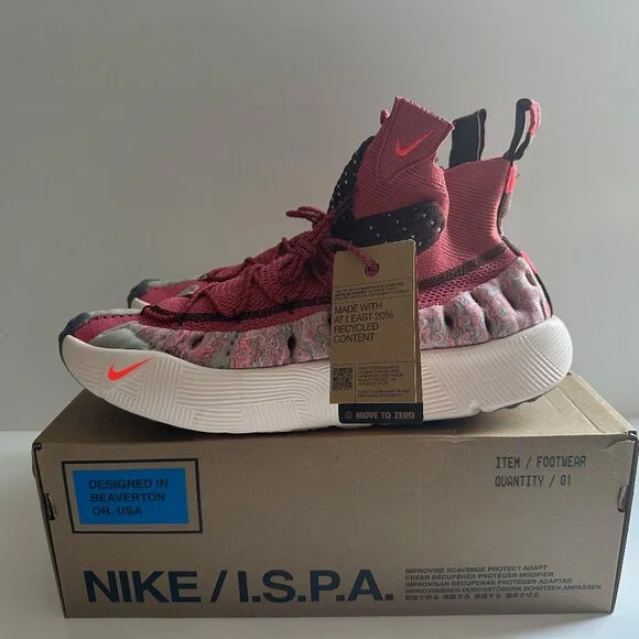 Nike Ispa Sense Flyknit "Adobe" sneakers - Red - Sz 15 (NWB) - Picture 2 of 8